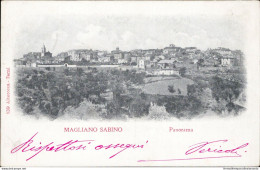 Al167 Cartolina Magliano Sabino Panorama 1907 Provincia Di Rieti - Rieti