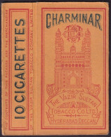 INDIA Vintage CHARMINAR - THE VAZIR SULTAN Empty CIGARETTE Packet (**) - Estuches Para Cigarrillos (vacios)