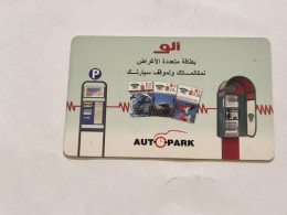 JORDAN-(JO-ALO-0134)-Auto Park-(213)-(4101-387286)-(3JD)-(05/2002)-used Card+1card Prepiad Free - Giordania