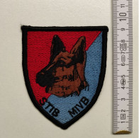 ECUSSON POLICE GENDARMERIE PATCH BADGE CANINE K9 - STIB MIVB - Police & Gendarmerie