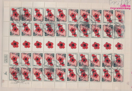 Israel 1217MHB (kompl.Ausg.) Markenheftchenbogen Gestempelt 1992 Kronenanemone (10339401 - Gebraucht (ohne Tabs)