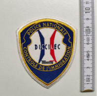 ECUSSON POLICE GENDARMERIE PATCH BADGE CANINE K9 -POLICE NATIONALE CONTROLE DE L'IMIGRATION - Policia