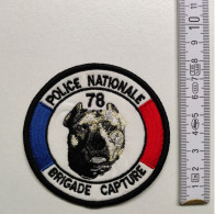 ECUSSON POLICE GENDARMERIE PATCH BADGE CANINE K9 -POLICE NATIONALE BRIGADE CAPTURE 78 - Police & Gendarmerie