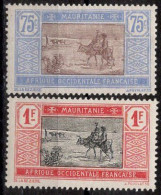 Mauritanie Timbres-poste N°30* & 31* Neufs Charnières TB Cote : 3€00 - Nuovi