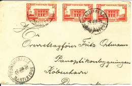France Martinique Cover Sent To Denmark 2-1-1936 - Storia Postale