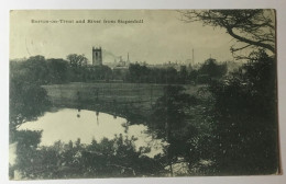 BURTON ON TRENT AND RIVER FROM STAPENHILL VIAGGIATA FP - Autres & Non Classés