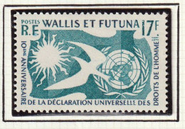 WALLIS ET FUTUNA - 10e Anniv. Déclaration Droits Humains - Y&T N° 160 - 1953 - MH - Nuovi