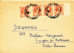 Rhodesia & Nyasaland Cover Sent To Denmark Lyngen Pr. Halkiaer Nibe Railway 1961 - Rhodesia & Nyasaland (1954-1963)