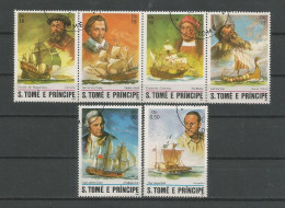 St Tome E Principe 1982 Navigation History Strip Y.T. 701/706 (0) - Sao Tome And Principe