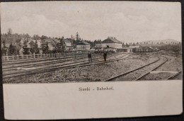 1904 SIANKI RAILWAY, Foemwe Village In Poland (Austria In That Time) I- VF 293 - Stations - Zonder Treinen
