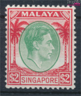 Singapur 19A Mit Falz 1948 Georg VI. (10331883 - Singapore (...-1959)