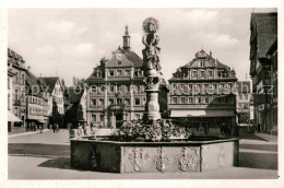 72880273 Schwaebisch Gmuend Oberer Marktplatz Brunnen Rathaus Schwaebisch Gmuend - Schwäbisch Gmünd