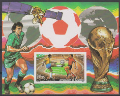 Soccer World Cup 1986 - Football - SPACE - DJIBOUTI - S/S Imperf. MNH - 1986 – Mexico