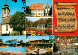 72880186 Bad Bellingen Kirche Rathaus Kurpark Freibad Kurhaus Thermalbad Geschic - Bad Bellingen