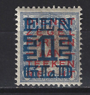 NVPH Nederland Netherlands Pays Bas Niederlande Holanda 133 MLH/ongebruikt ; Opruimingsuitgifte 1923 - Unused Stamps