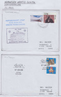 Norway  Hurtigruten MS Fram  2 Covers  (HI154A) - Poolshepen & Ijsbrekers