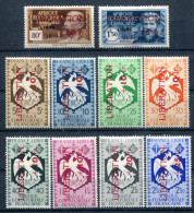 Afrique équatoriale Française        181/190 * - Unused Stamps