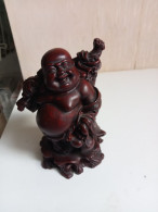 Statuette Bouddha En Résine Hauteur 12 Cm X 8 Cm - Aziatische Kunst