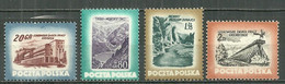POLAND MNH ** 729-732 SANATORIUM KRINICA CIECHOCINEK LAC MORSKIE LES MONTS TATRA VALLE DE DUNAJEC DANS LES MONTS PIENINY - Unused Stamps