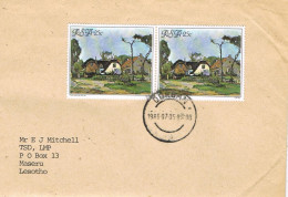 54159. Carta DURBAN (Soith Africa) 1986 To Lesotho - Covers & Documents