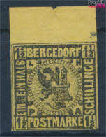 Bergedorf 3ND Neu- Bzw. Nachdruck Postfrisch 1887 Wappen (10335883 - Bergedorf