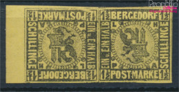 Bergedorf 3ND K Kehrdruckpaar Neu- Bzw. Nachdruck Postfrisch 1887 Wappen (10339045 - Bergedorf