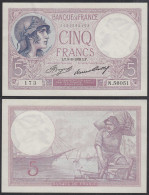 Frankreich - France - 5 Francs Banknote 8-6-1933 Pick 72e XF (2)   (29140 - Altri & Non Classificati
