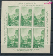 USA Block6 (kompl.Ausg.) Postfrisch 1934 Briefmarkenausstellung (10339033 - Unused Stamps