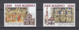 San Marino 1995 Santa Croce Basilica,Scott#1334-1335,MNH,OG,VF - Unused Stamps