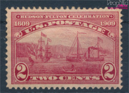 USA 177A (kompl.Ausg.) Mit Falz 1909 Enddeckung Des Hudson, Dampfschifff (10336513 - Nuevos