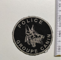 ECUSSON POLICE GENDARMERIE PATCH BADGE CANINE K9 -POLICE GROUPE CANIN - Police & Gendarmerie