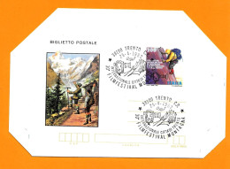 Biglietto Postale- Intero Postale TRENTO 30°FILM FESTIVAL MONTAGNA 1982 E Annullo Speciale Trento 25/4/1982 - Bergsteigen