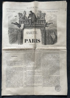 1857 GAZETTE DE PARIS N° 55 - Gustave DORÉ - Extrême Rare - Ohne Zuordnung