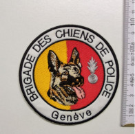 ECUSSON POLICE GENDARMERIE PATCH BADGE CANINE K9 -BRIGADE DES CHIENS DE POLICE GENEVE - Police & Gendarmerie