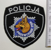 ECUSSON POLICE GENDARMERIE PATCH BADGE CANINE K9 -POLISJA PRZEWODNIK PSA - Police & Gendarmerie