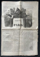 1857 GAZETTE DE PARIS N° 56 - Gustave DORÉ - Extrême Rare - Non Classés