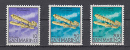 San Marino 1978 First Powered Flight,Scott#C134-136,MNH,OG,VF - Neufs