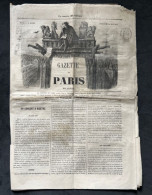 1857 GAZETTE DE PARIS N° 65 - Gustave DORÉ - Extrême Rare - Ohne Zuordnung