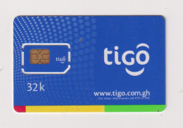 GHANA  - Tigo Unused Chip SIM Phonecard - Ghana
