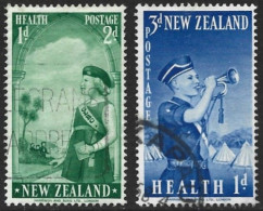 New Zealand 1958. Scott #B54-5 (U) 75th Anniv. Of The Founding Of The Boys' Brigade  *Complete Set* - Oficiales