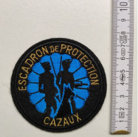 ECUSSON POLICE GENDARMERIE PATCH BADGE CANINE K9 -ESCADRON DE PROTECTION CAZAUX - Police & Gendarmerie