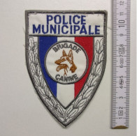 ECUSSON POLICE GENDARMERIE PATCH BADGE CANINE K9 -POLICE MUNICIPALE BRIGADE CANINE - Police & Gendarmerie