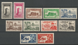 FEZZAN N° 43 à 53 Série Complète NEUF* AVEC OU TRACE DE CHARNIERE / Hinge / MH - Unused Stamps