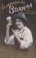 POSTCARD BRASIL BRAZIL - CERVEJA BRAHMA - BEER - ADVERTISING - Sonstige