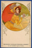 CPA Publicité Publicitaire Réclame Non Circulé Art Nouveau LUCULLUS Femme Girl Women - Advertising