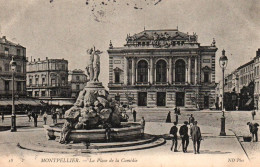CPA 34 - MONTPELLIER  (Hérault) - 18. La Place De La Comédie - Montpellier