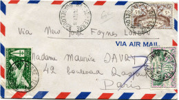 GUADELOUPE LETTRE PAR AVION DEPART BASSE-TERRE 26 DEV 46 GUADELOUPE POUR LA FRANCE - Lettres & Documents