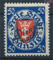 Danzig D50 Mit Falz 1924 Dienstmarke (10339312 - Oficial