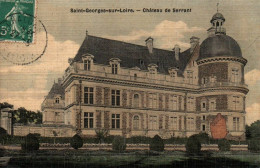 CPA 49 - SAINT GEORGES SUR LOIRE (Maine Et Loire) - Château De Serrant (carte Tramée) - Saint Georges Sur Loire
