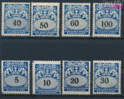 Danzig P30-P37 (kompl.Ausg.) Mit Falz 1923 Portomarke (10339310 - Postage Due